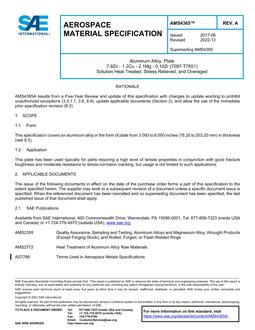 SAE AMS4365 Revision A SAE AMS4365 Revision A