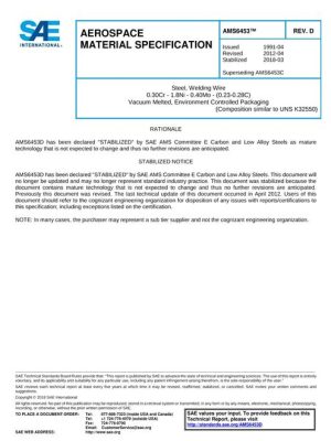 SAE AMS6453D