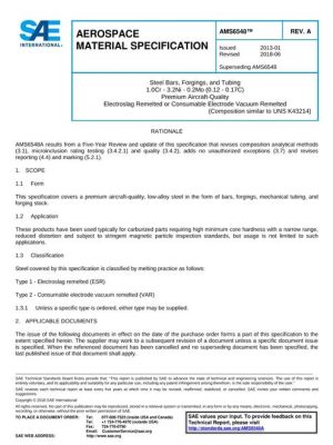 SAE AMS6548A