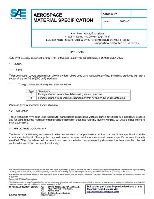 SAE AMS4491