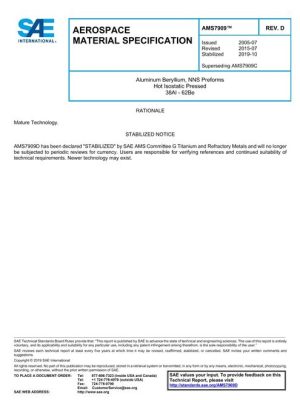 SAE AMS7909D
