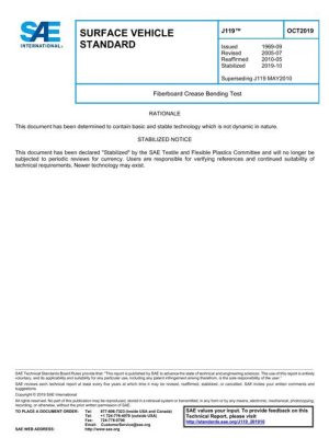 SAE J119_201910