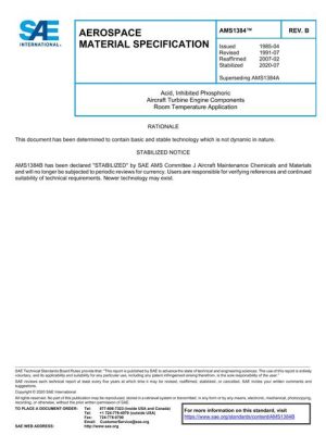 SAE AMS1384B