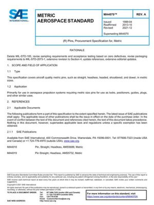 SAE MA4070A