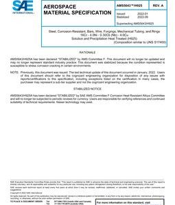 SAE AMS5643/H925A