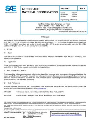 SAE AMS5884E