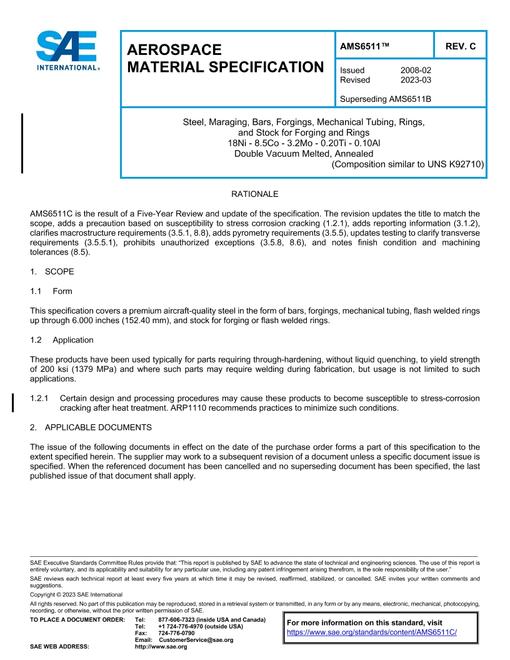 SAE AMS6511C