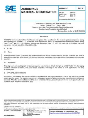SAE AMS5876F